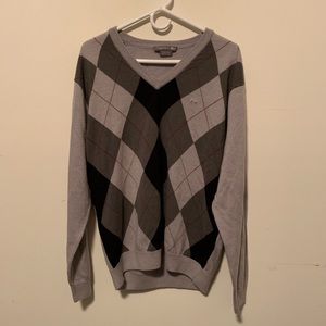 Lacoste Argyle men Wool sweater Size 6 (L)